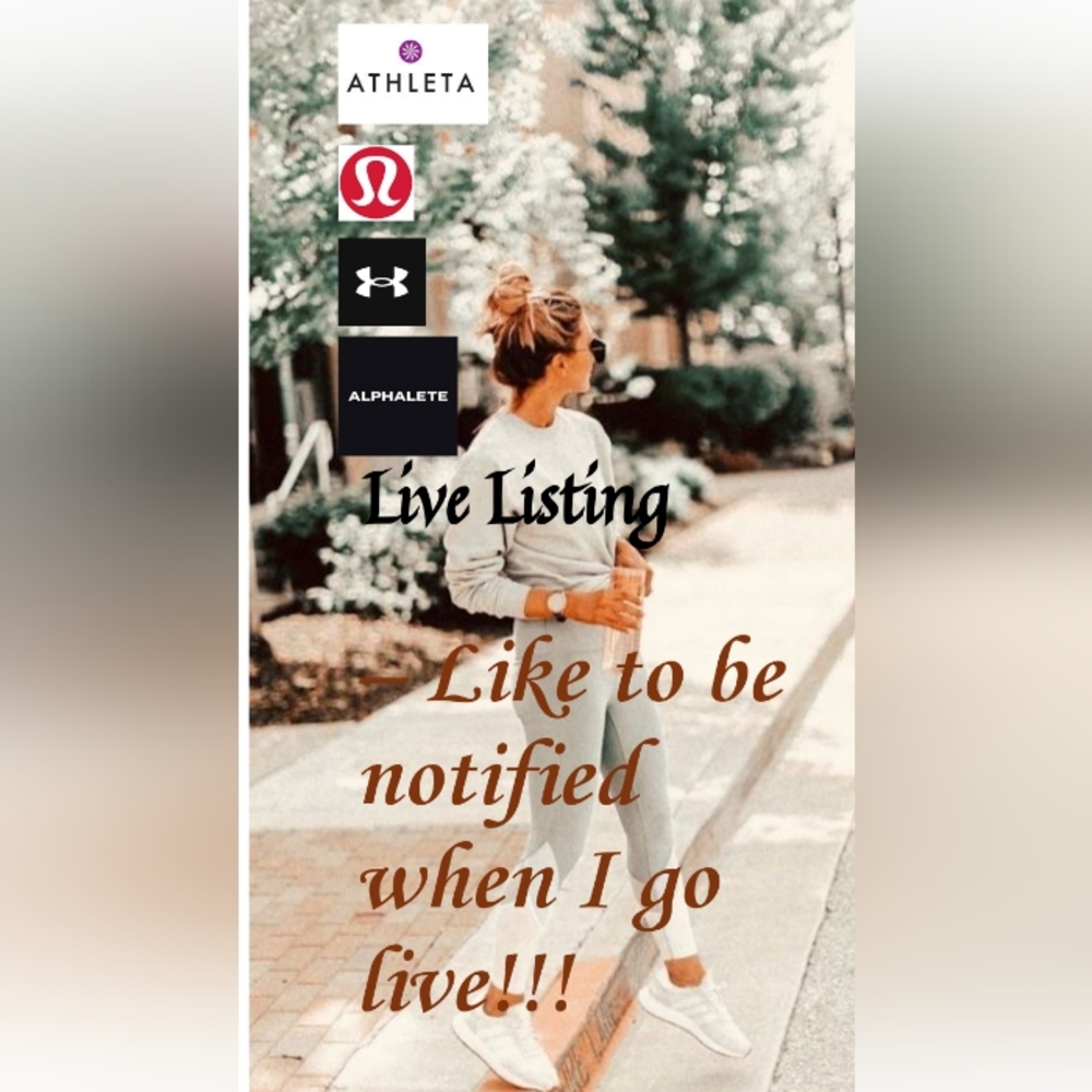 Live Listing - Like to be notified when I go live!